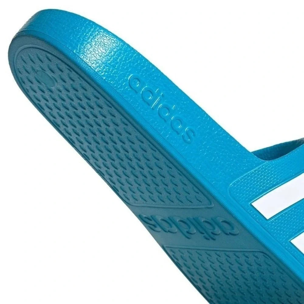 Adidas FY8047 Solar Blue Adilette Aqua Slide New with Tags Men's Size 11 Sandals
